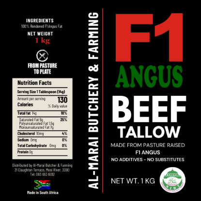 F1 Angus Beef Tallow 1Kg