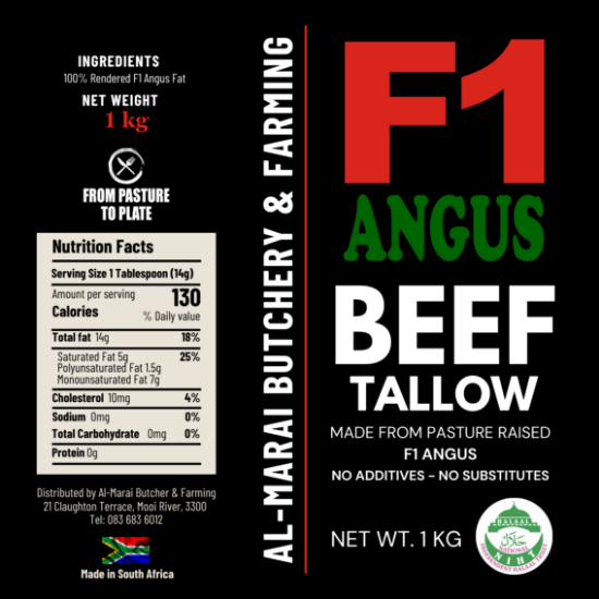 F1 Angus Beef Tallow 1Kg